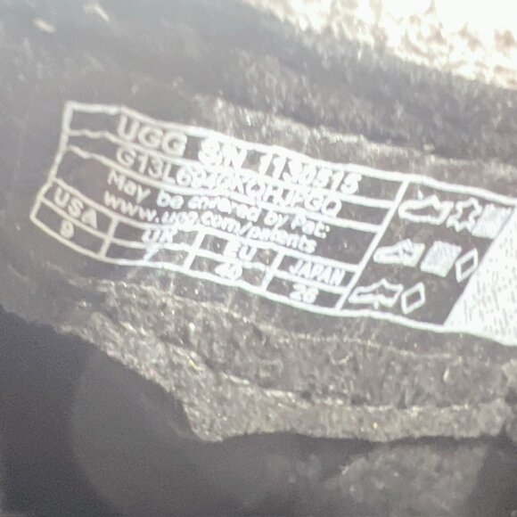 UGG ASHTON CHELSEA BOOTS Platform Waterproof Pull-on WHITE LEATHER WOMEN'S US 9 - Picture 12 of 12